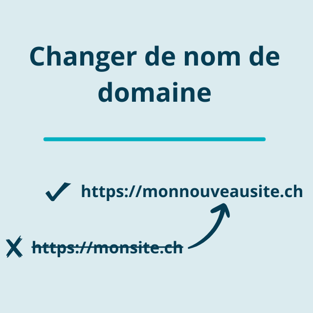 Changer de nom de domaine Changer de nom de domaine